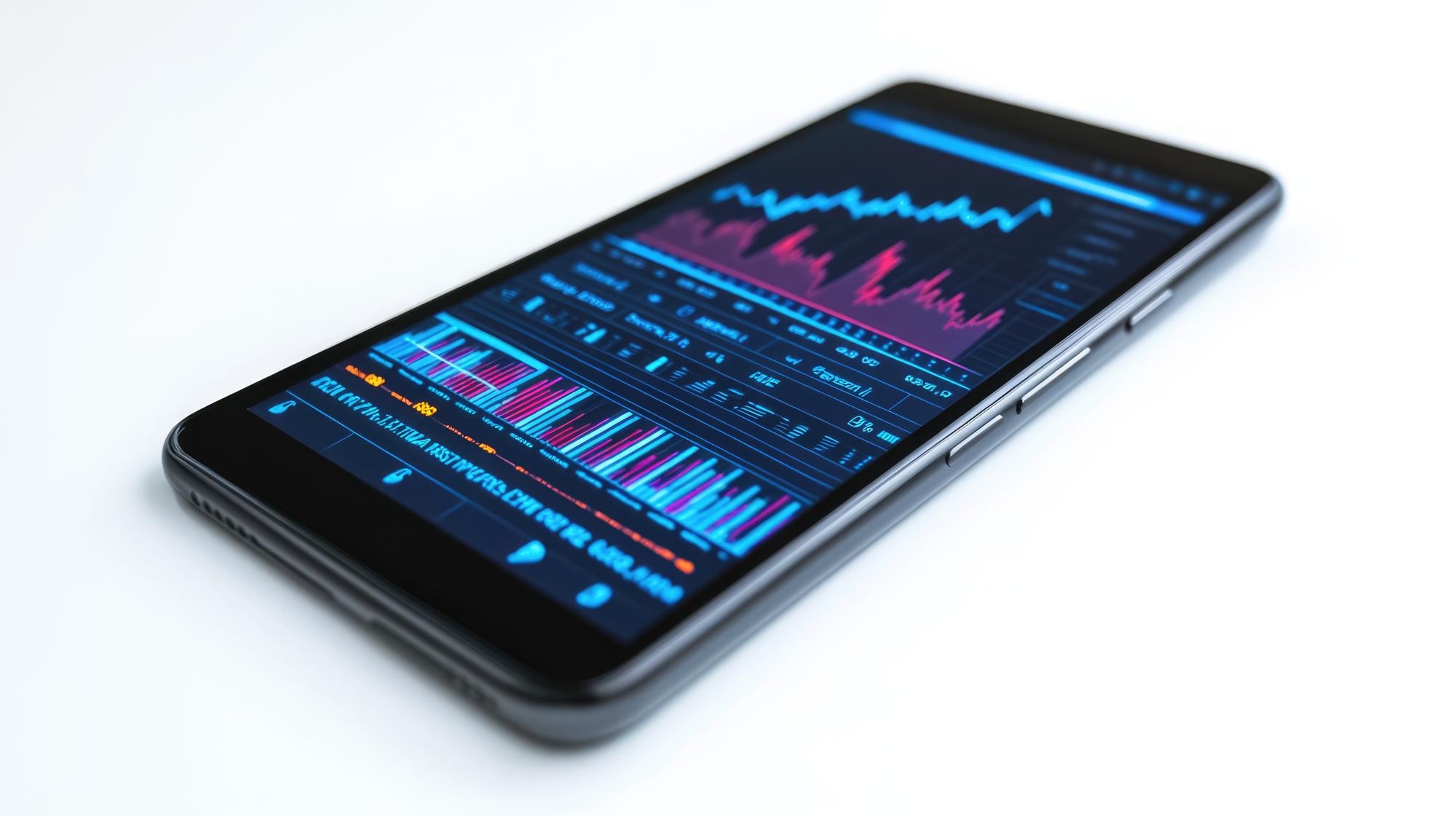 Mobile trading app showing buy order